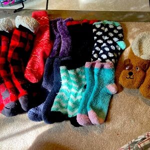 fluffy socks